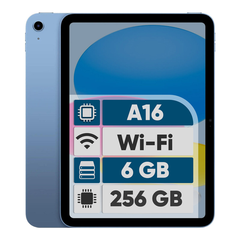تبلت 11 اینچ اپل مدل iPad 2025 Wi-Fi ظرفیت 256 گیگابایت و رم 6 گیگابایت