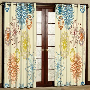   پرده مدل طرح دار مخمل پانچی کد 2170 سایز 140x280 سانتی متر