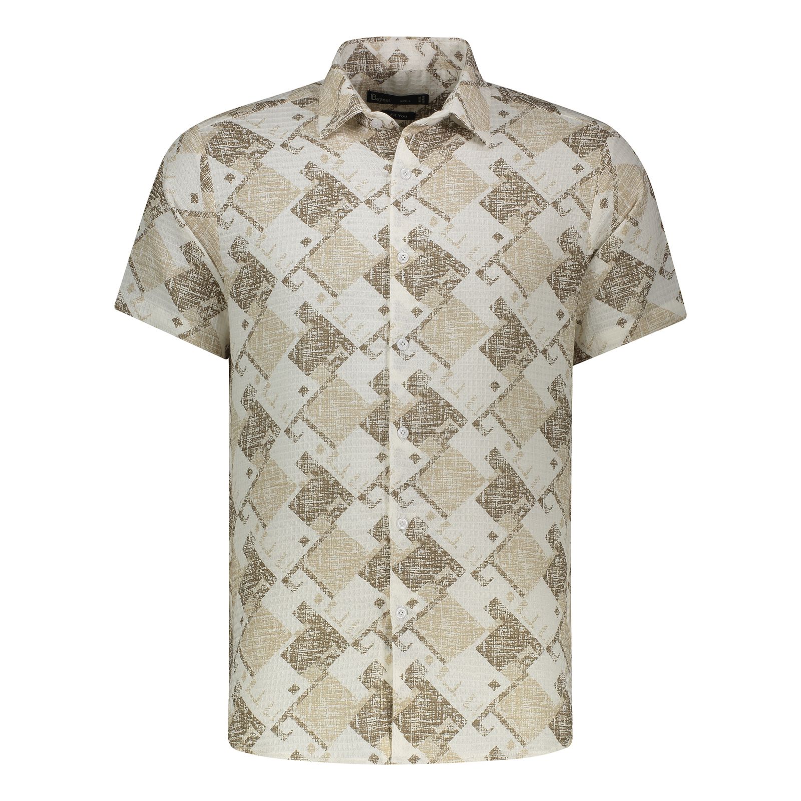 پیراهن آستین کوتاه یقه برگردان مردانه باینت مدل 830-4 -  - 8