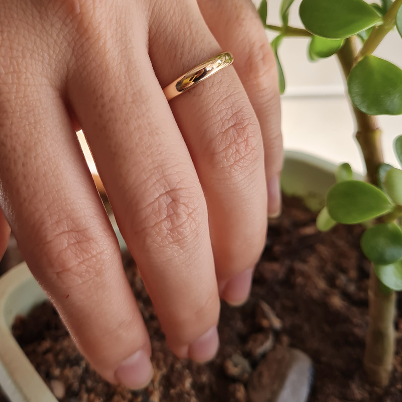 انگشتر ژوپینگ مدل رینگ ساده 3mm انگشتر ژوپینگ مدل رینگ ساده 3mm