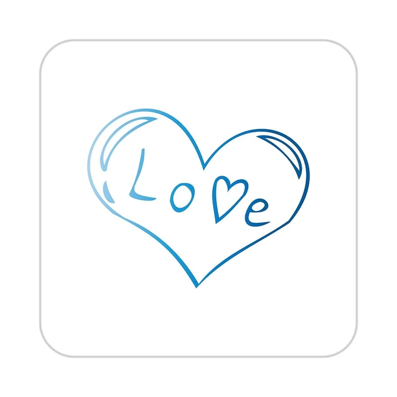 زیر لیوانی کاکتی طرح عاشقانه مدل mp40126