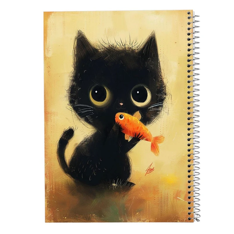 دفتر ژورنال نویسی 50 برگ مدوپد مدل نقطه ای طرح موجودات فانتزی کد DF16909