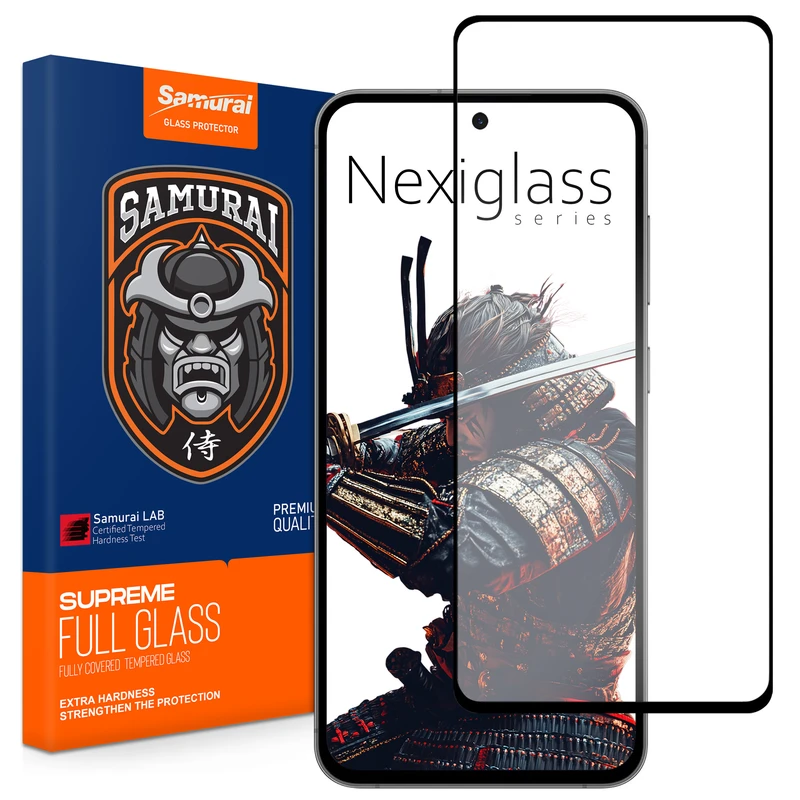 محافظ صفحه نمایش سامورایی مدل Nexiglass مناسب برای گوشی موبایل سامسونگ Galaxy S25 FE / Galaxy S24 FE