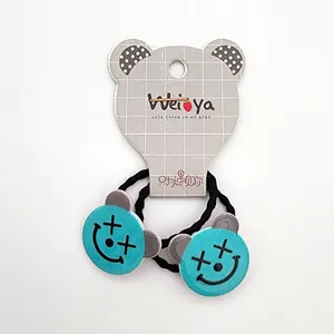 کش مو دخترانه مدل خرس کد KSH691 بسته 2 عددی