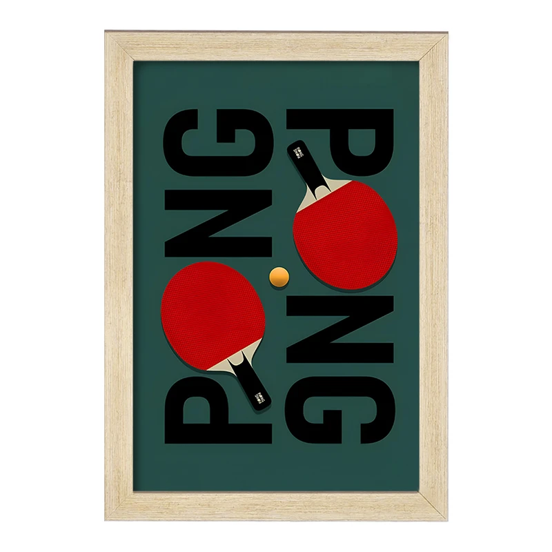 تابلو خندالو مدل پینگ پنگ (Ping Pong) کد F10668