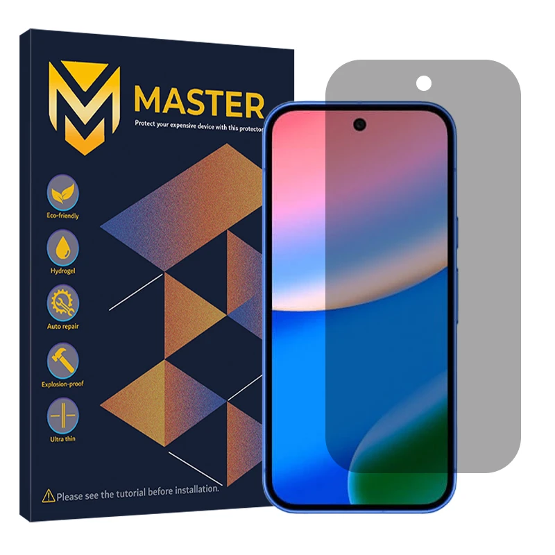 محافظ صفحه نمایش حریم شخصی مستر مدل Resistant مناسب برای گوشی موبایل گوگل Pixel 10