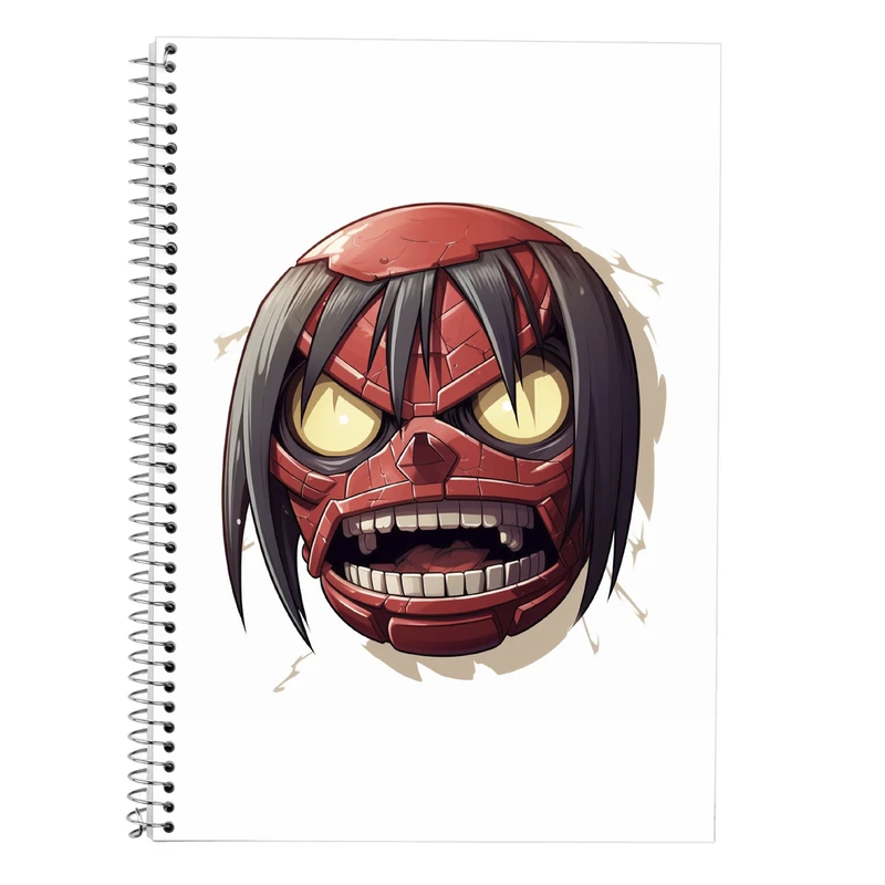 دفتر زبان 50 برگ مدوپد مدل سه خط طرح تایتان Titan کد DF11824