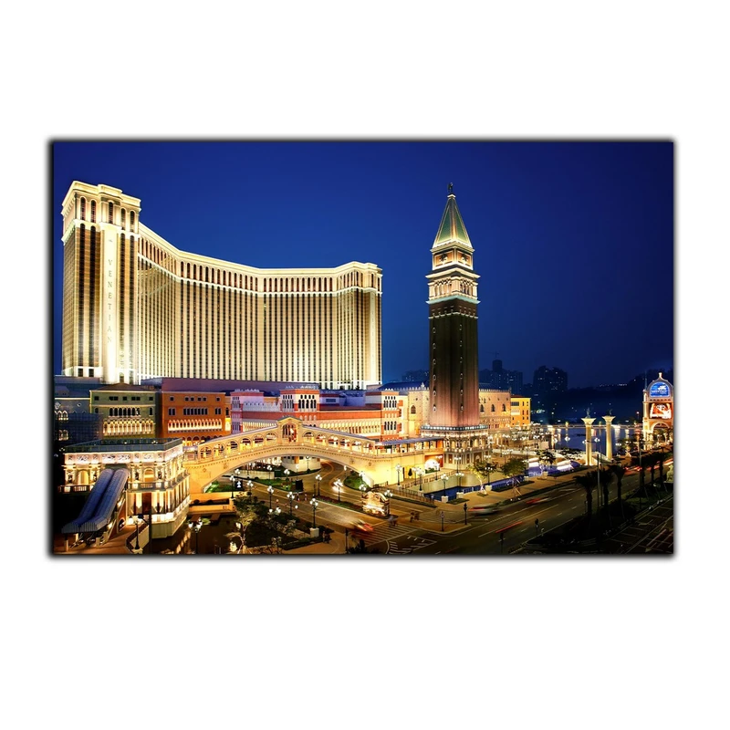 تابلو شاسی بکلیت طرح منظره شهری لاس وگاس مدل SH-S2770