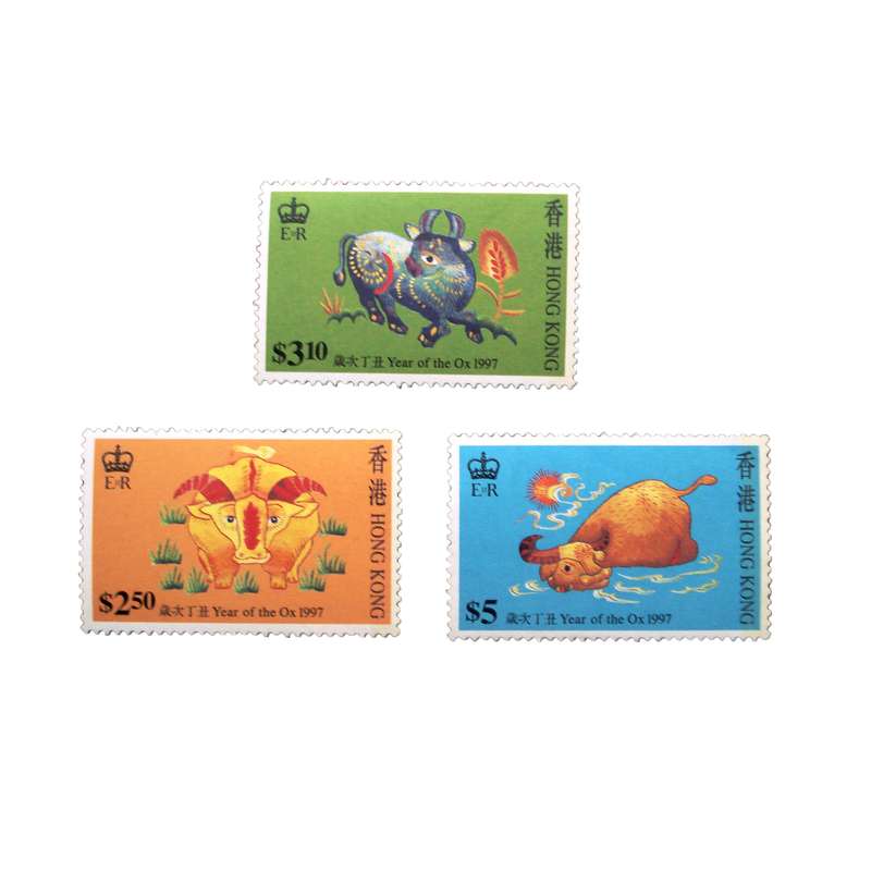 تمبر یادگاری مدل حیوانات هنگ کنگ کد DS1933 مجموعه 3 عددی