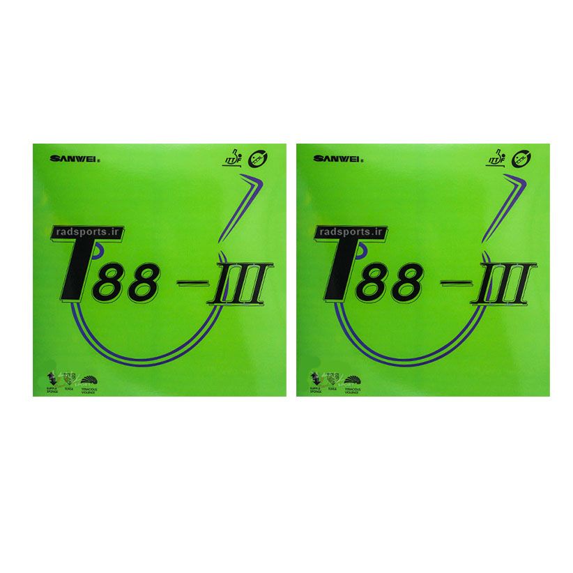 رویه راکت پینگ پنگ سانوی مدل T88 بسته 2 عددی -  - 1
