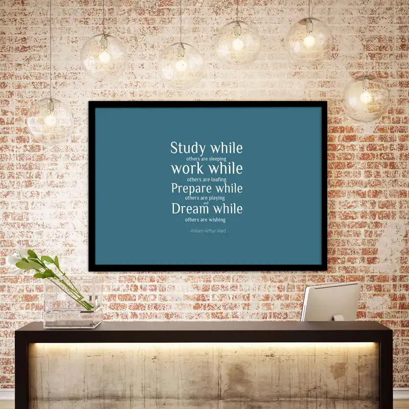 تابلو بکلیت طرح کلامی مثبت انگیزشی انگلیسی از ویلیام آرتور وارد William Arthur Ward مدل B-s1835