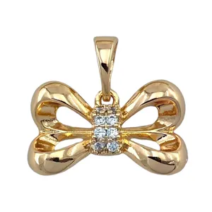 آویز گردنبند زنانه ژوپینگ مدل پاپیون کد N4003