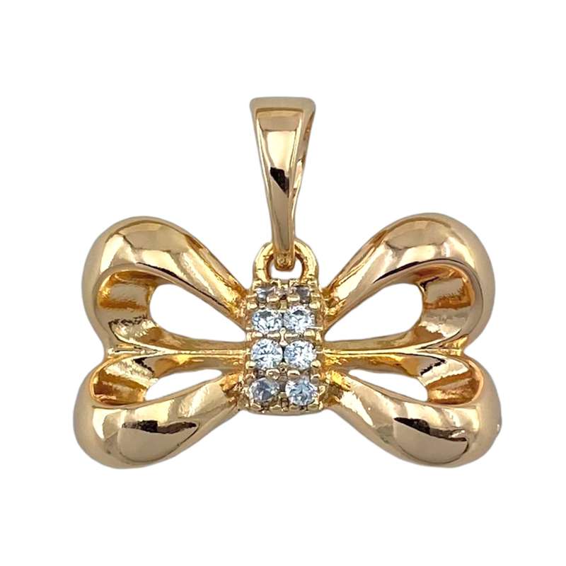 آویز گردنبند زنانه ژوپینگ مدل پاپیون کد N4003
