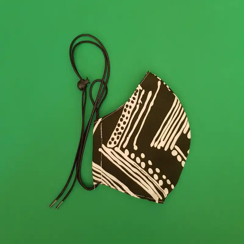 ماسک پارچه ای زنانه مدل طرح دار 7