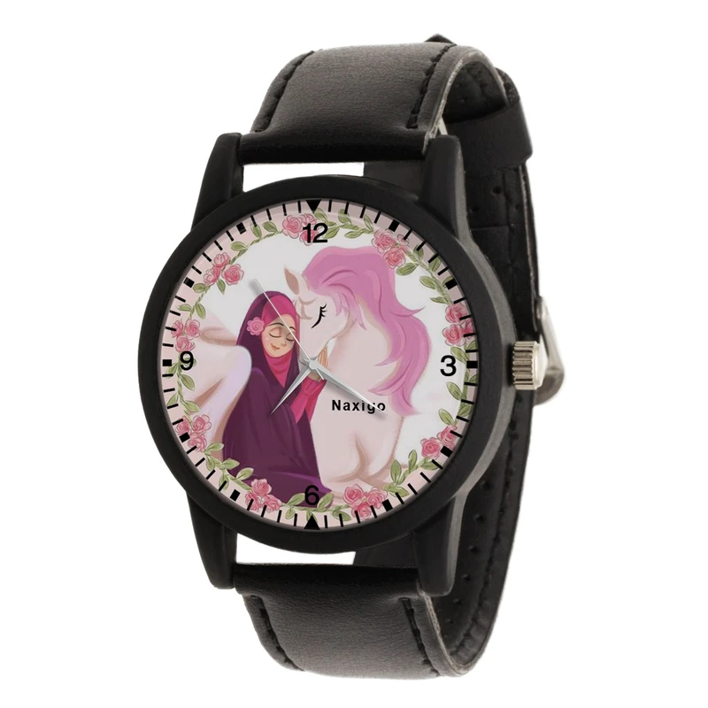 ساعت مچی عقربه ای ناکسیگو مدل حجاب کد LF11659