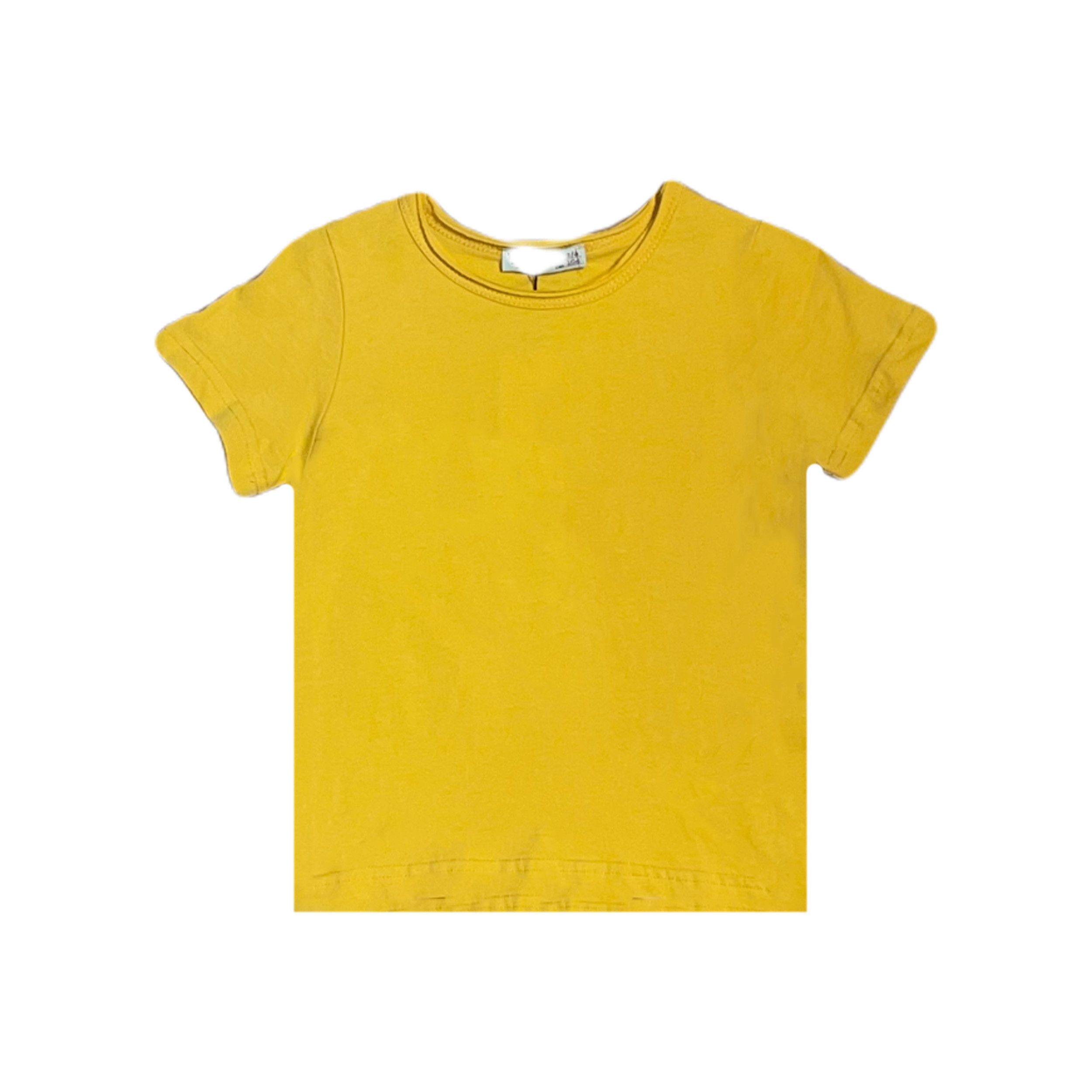 تی شرت آستین کوتاه پسرانه مدل 4564 رنگ زرد
