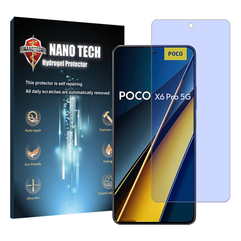 محافظ صفحه نمایش ضد اشعه آبی نانو تک مدل Tough مناسب برای گوشی موبایل شیائومی Poco X6 Pro