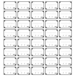 برچسب مدل فریزری طرح مواد غذایی کد 4CA بسته 250 عددی