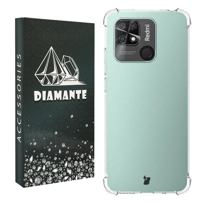 کاور دیامانته مدل Bianco Navy مناسب برای گوشی موبایل شیائومی Poco C40
