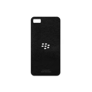 MAHOOT Black-Leather Cover Sticker for BlackBerry Z10