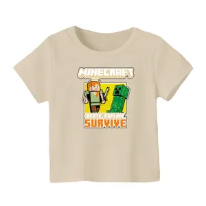 تی شرت آستین کوتاه بچگانه مدل ماینکرفت کد 04