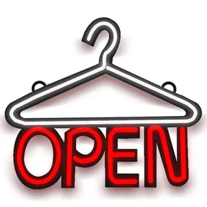 چراغ دیواری نئون طرح open مدل CH