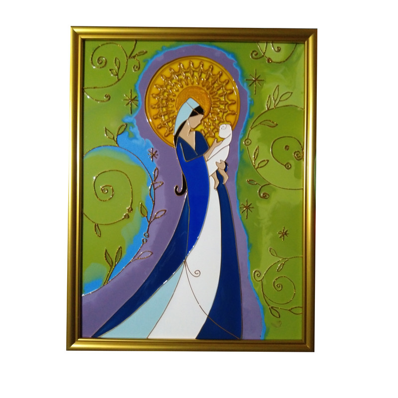 تابلو ویترای طرح مادر کد 4220