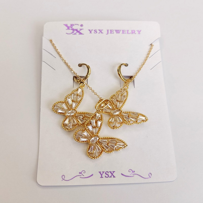 نیم ست زنانه وای اس ایکس مدل جواهری پروانه