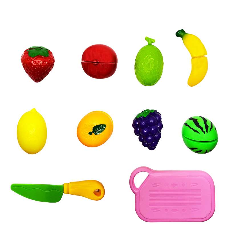 اسباب بازی مدل برش میوه و صیفی جات کد 2013 بسته 11 عددی