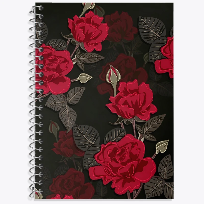 دفتر لغت 50 برگ خندالو طرح گل گلی کد N5313