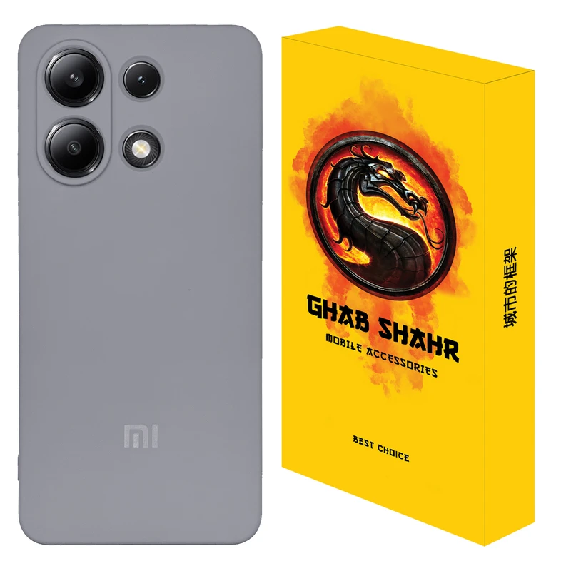 کاور قاب شهر مدل سیلیکونی مناسب برای گوشی موبایل شیائومی Redmi Note 13 Pro 4G / Poco M6 Pro 4G