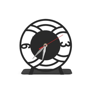 ساعت رومیزی عقربه‌ای مدل صدف رنگی