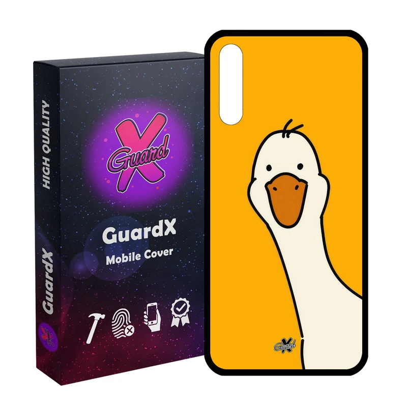 کاور گارد ایکس طرح اردک مدل Glass10656 مناسب برای گوشی موبایل سامسونگ Galaxy A30s/A50/A50s