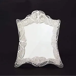 آینه ملیله کاری مدل ترنج کد 03