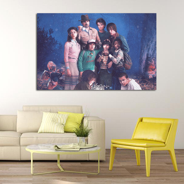 تابلو شاسی مدل STRANGER THINGS کد 30