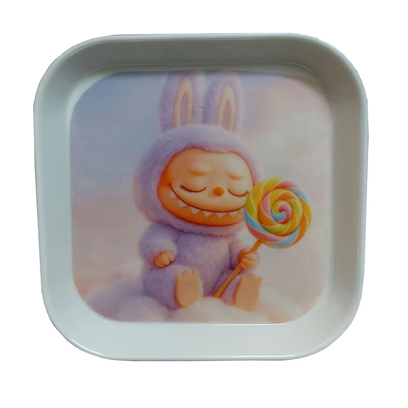 بشقاب کودک مدل فانتزی طرح لبوبو کد ar 01