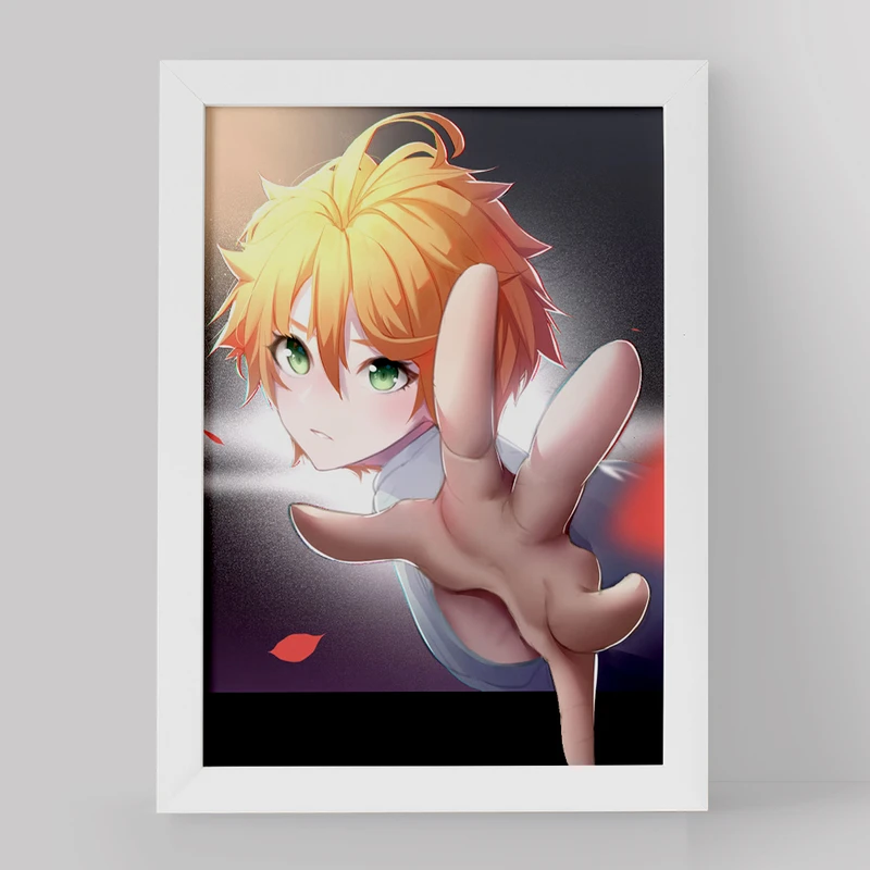 تابلو خندالو مدل اما انیمه ناکجاآباد موعود کد 12724