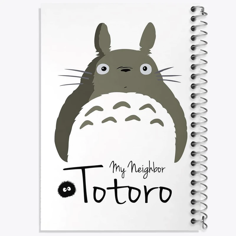 دفتر ژورنال نویسی 50 برگ خندالو مدل نقطه ای طرح انیمه توتورو Totoro کد 4544
