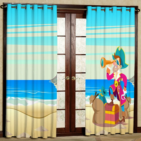 پرده مدل مخمل پانچی کد 7287 سایز 280x140 سانتی متر