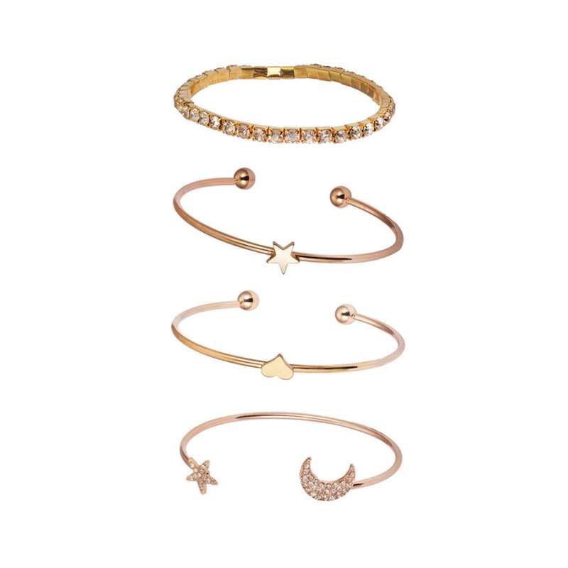 دستبند زنانه مدل g-27 مجموعه 4 عددی