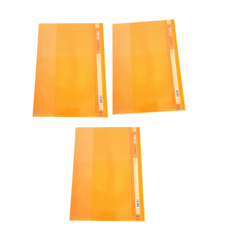 پوشه پاپکو مدل یک رو شفاف FC-110 بسته 3 عددی