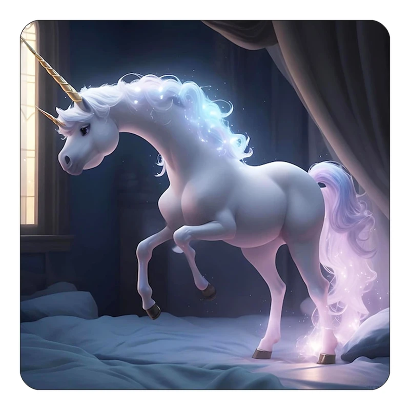 مگنت کاکتی طرح اسب تک شاخ و یونیکورن مدل mp33359