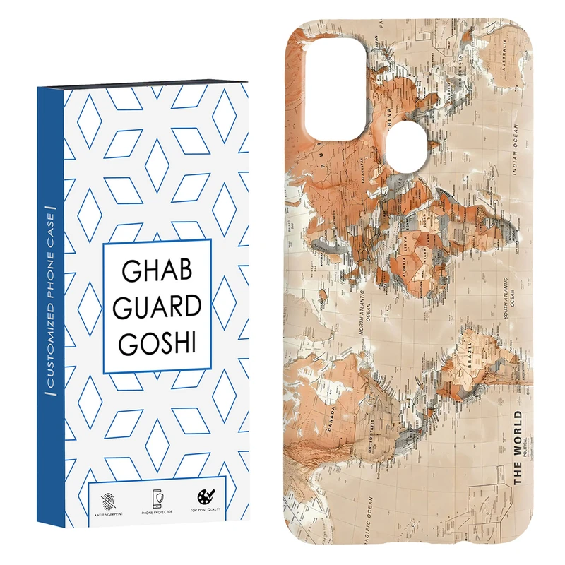 کاور قاب گارد گوشی طرح نقشه کد Dimo-081 مناسب برای گوشی موبایل سامسونگ Galaxy M30s / M21