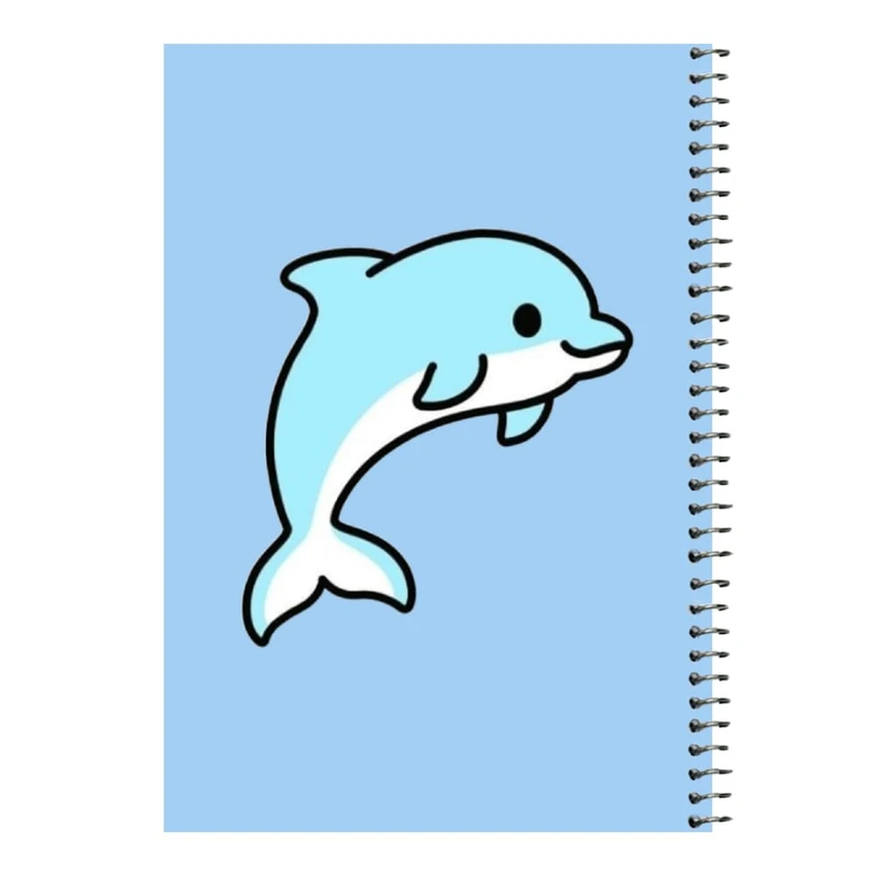 دفتر مشق 80 برگ اس جی مدل دلفین کد 01