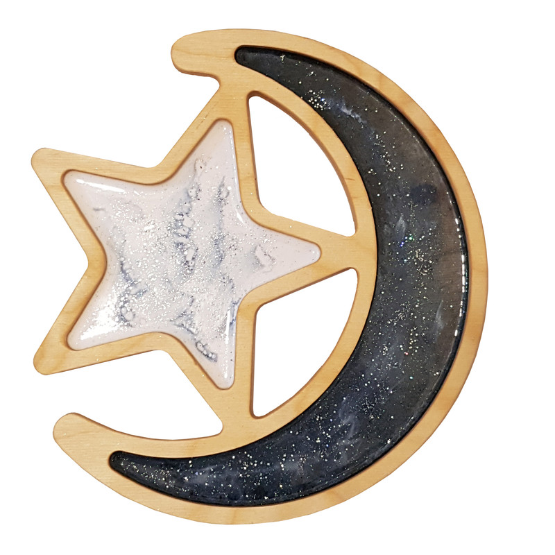 ظرف سرو مدل ماه و ستاره