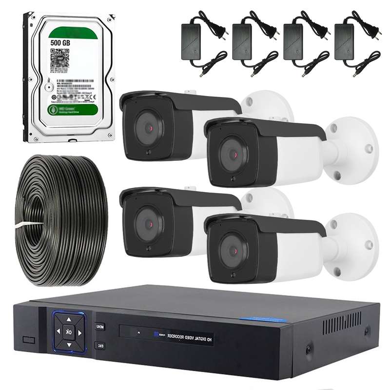 سیستم امنیتی نظارتی مدل HD PACK 4 - AXESSLINK L04 سیستم امنیتی نظارتی مدل HD PACK 4 - AXESSLINK L04