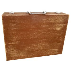 جعبه رنگ چوبی طرح پتینه کد WCB1