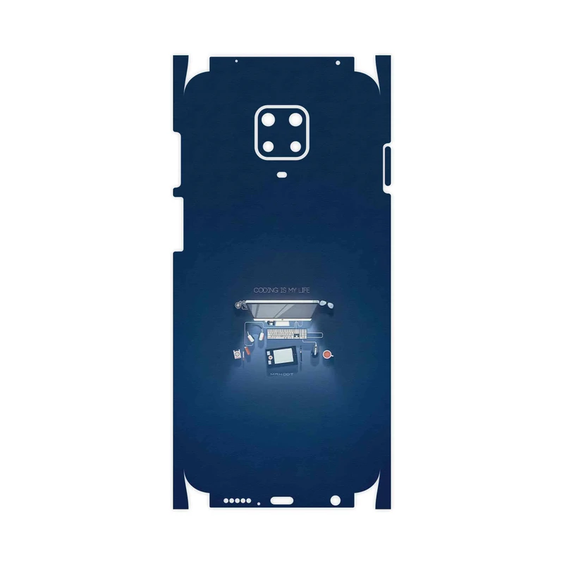 برچسب پوششی ماهوت مدل Programming 3-FullSkin مناسب برای گوشی موبایل شیائومی Redmi Note 9 Pro