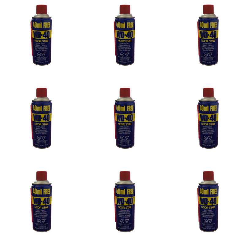 اسپری روان کننده دبلیو دی- 40 مدل 754 حجم 400 میلی لیتر مجموعه 9 عددی اسپری روان کننده دبلیو دی- 40 مدل 754 حجم 400 میلی لیتر مجموعه 9 عددی