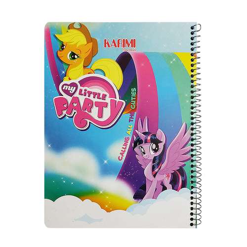 دفتر مشق 50 برگ کریمی طرح فروزن مدل حاشیه دار کد 140181